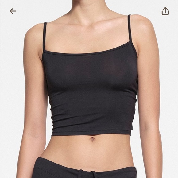 SKIMS Lounge tank Cropped soft cami NWT LG SK0083 - Picture 1 of 3